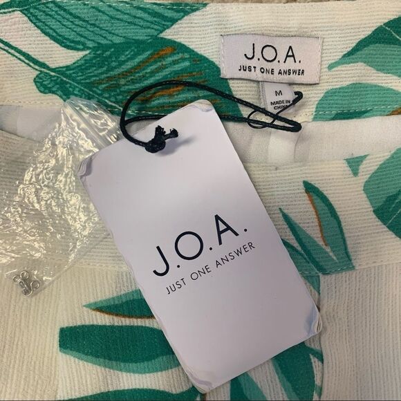 J.O.A. New with tag Printed Ivory green Wide - Picture 8 of 16